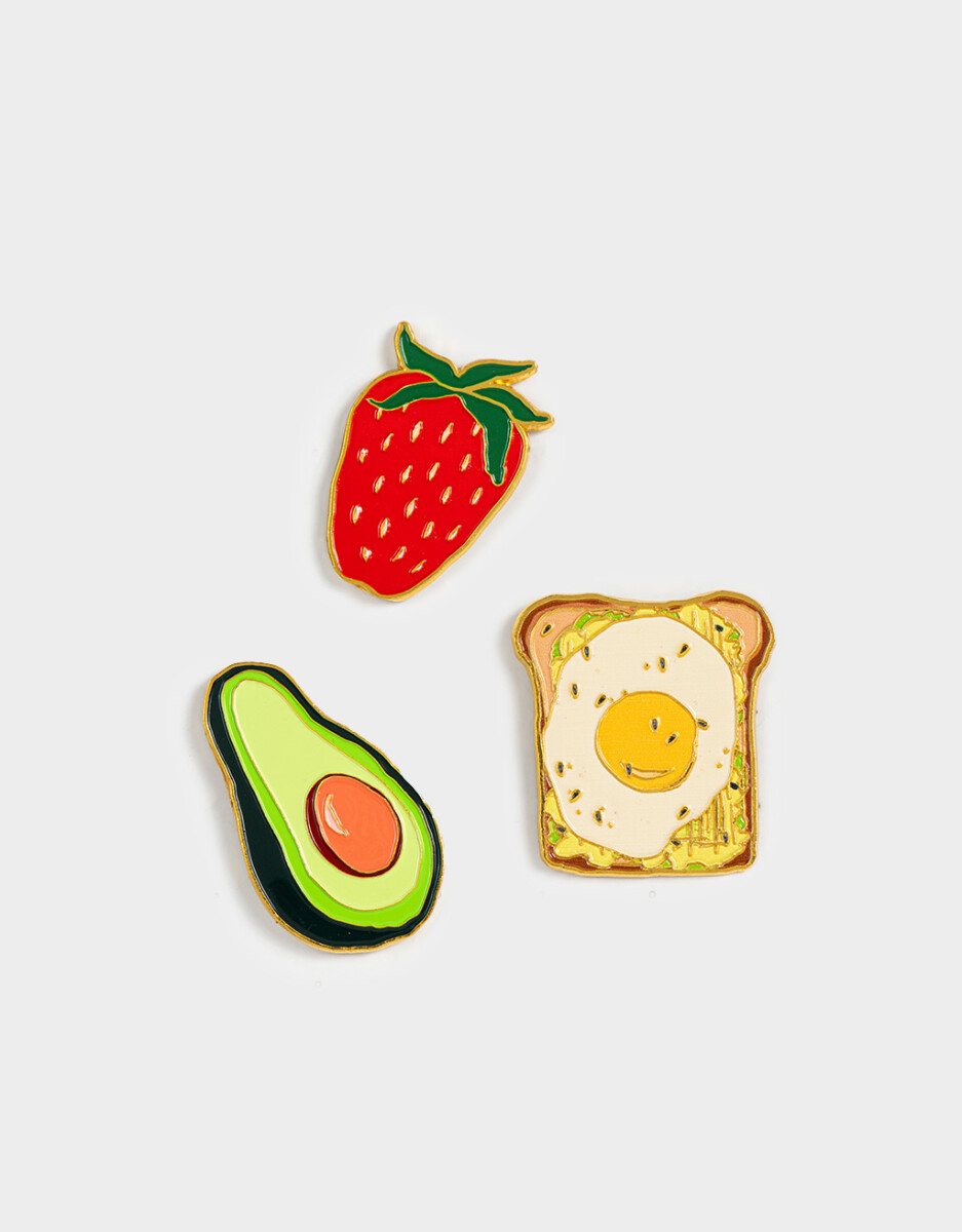 Set De Pins Metálicos 