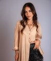 Camisa Mikonos beige