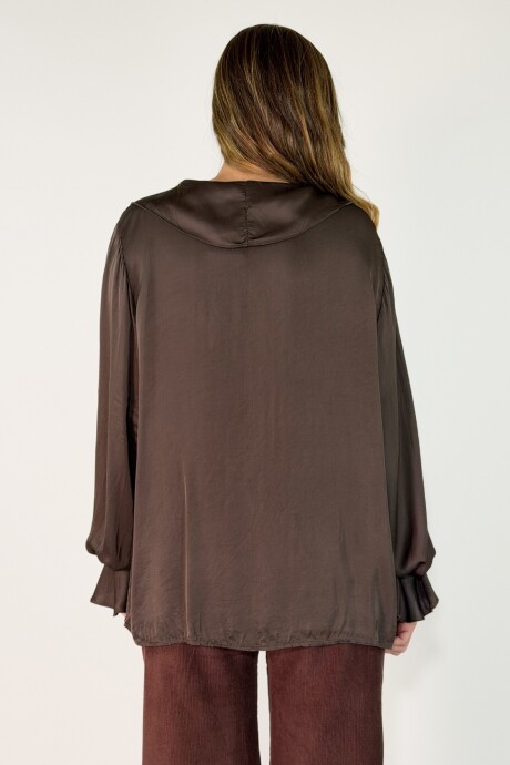 BLUSA ROSALBA Chocolate