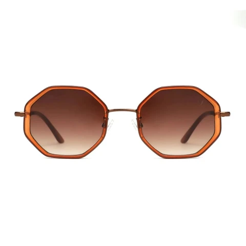 Lentes de Sol Chilli Beans Madalena Classic Marrón Oscuro