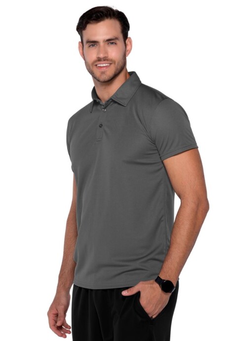 Remera chomba dry fit Carbón