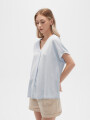 Blusa Addo Celeste Claro