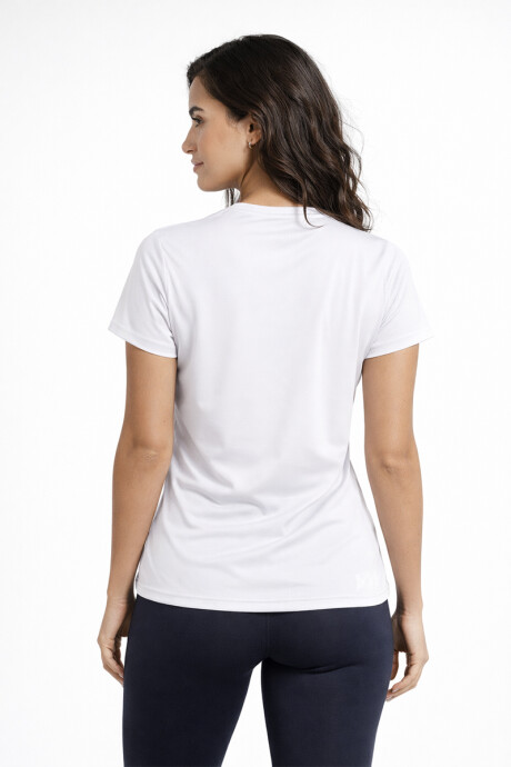 Remera lisa impulse Fitness Blanca