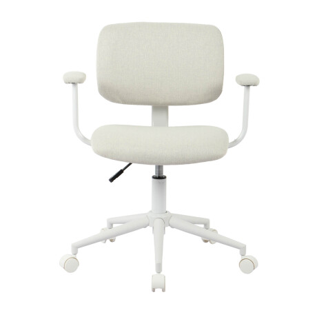 ASIENTO DE OFICINA POLIPROPILENO-Y-TELA NATURAL-BEIGE CLIFFORD