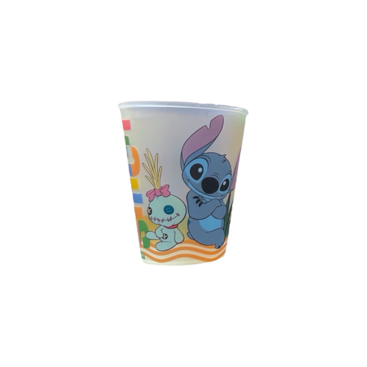 Vaso 280 ml Stitch - con Muñeco 