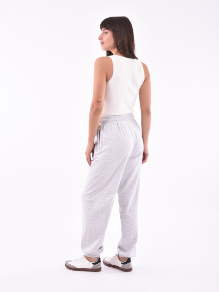 PANTALON CHANA GRIS MELANGE M