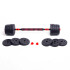 Set de 2 Mancuernas + Barra 3 en 1 + 25 kg en pesas Randers Set de 2 Mancuernas + Barra 3 en 1 + 25 kg en pesas Randers