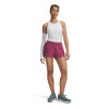 Short Under Armour Fly de Mujer - 1382438-659 Fucsia