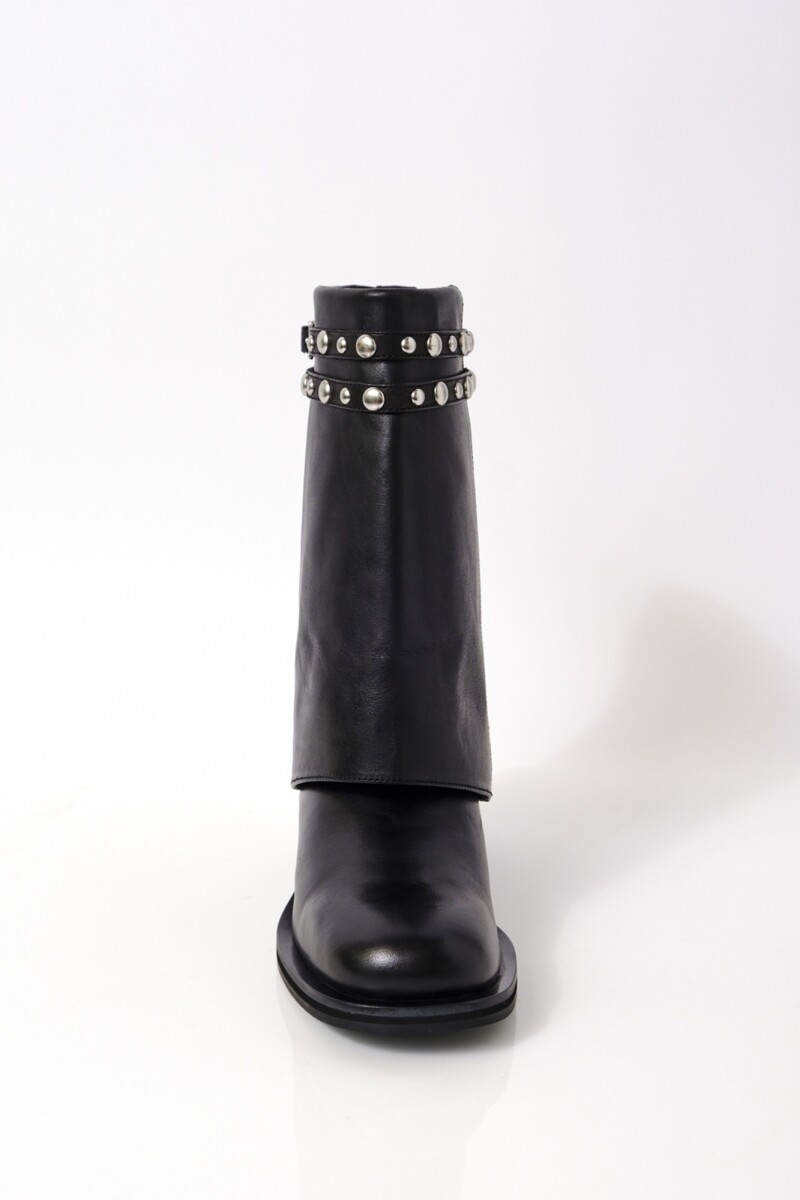 BOTA LARGA SCORPIO STUDDED Negro