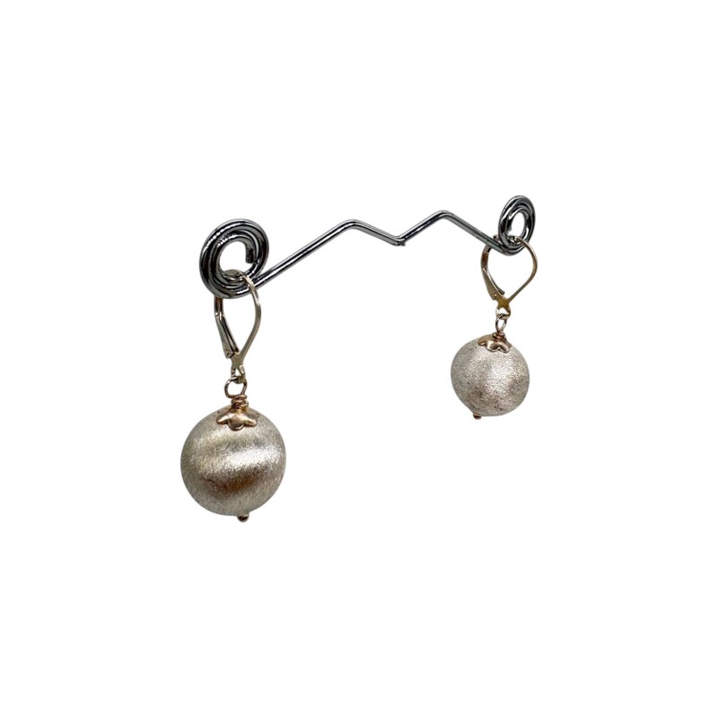 Caravanas Colgante Bola-Plata 925-Sin piedra-CA3871 sinpiedra