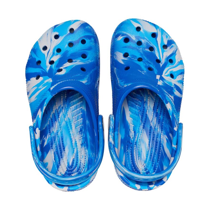 Classic Marbled Clog K - Niños Blue Bolt/multi