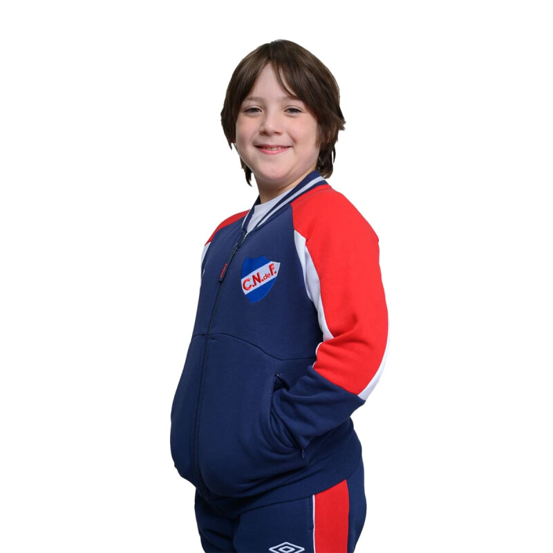 CAMPERA UMBRO BOMBER LIMIT CNF de Niños - NU243019 Azul-blanco
