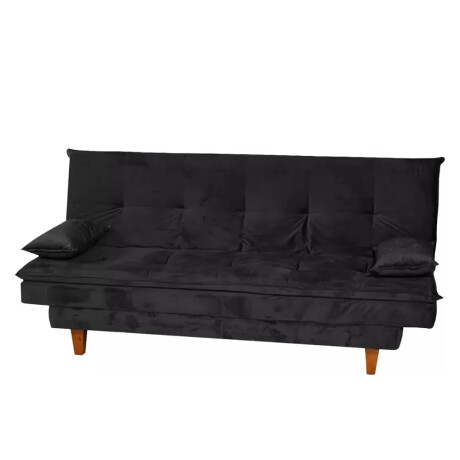 SOFÁ CAMA SILLÓN TAPIZADO NEGRO