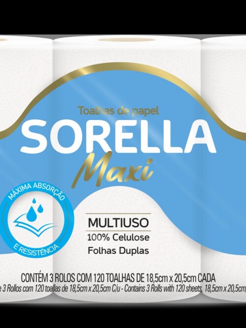 Toallas de cocina Sorella Maxi 360 hojas Toallas de cocina Sorella Maxi 360 hojas