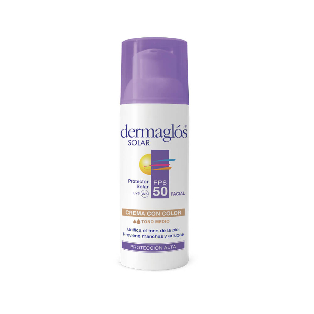 Protector Solar Facial Dermaglós en Crema Medio FPS50 50ml 