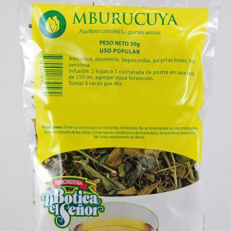 Infusiones en bolsa Botica del Señor Mburucuyá 30 g