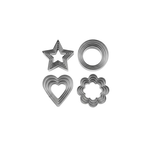 SET DE MOLDES P/GALLETAS 12PZAS Unica