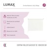 Cortina Roller Blackout Lumax 180 X 200 Cm Colores Blanco