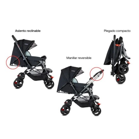 Coche Roma Bebesit - Negro Coche Roma Bebesit - Negro