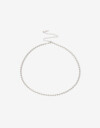 Collares Cortos Metal Collar Corto De Acero - Plateado