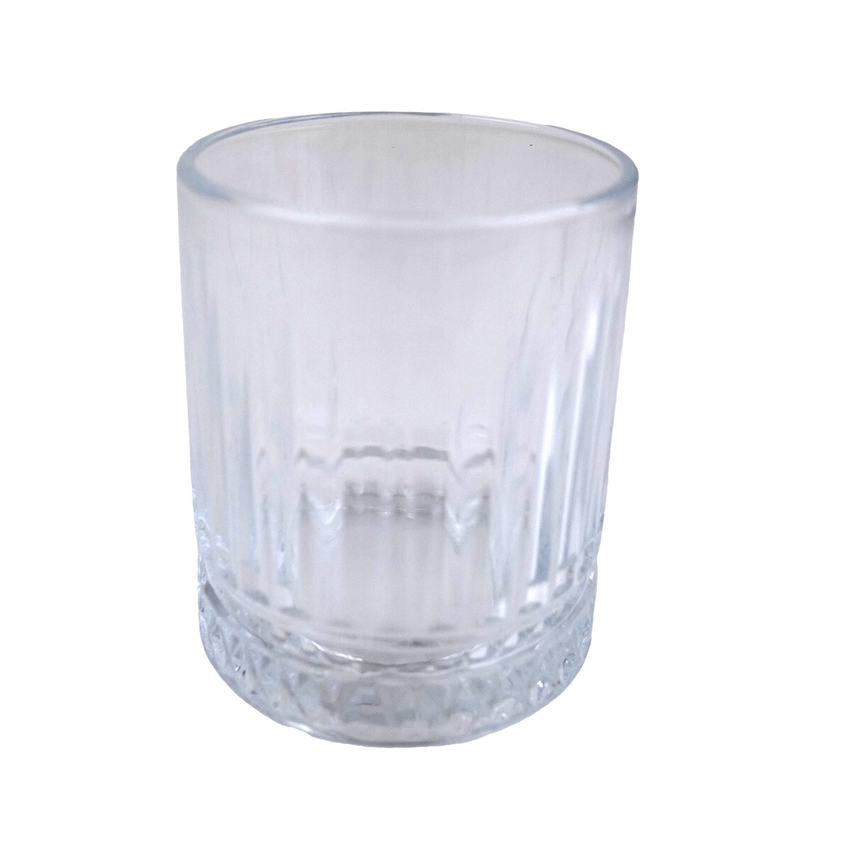 VASO WHISKY VIDRIO SET X6PCS LABRADO VERTICAL 