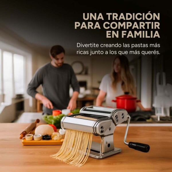 Maquina Para Hacer Tallarines Pastas Ravioles Y Estirar Masa Variante Color Plateado