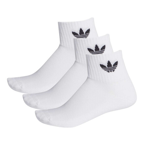 Medias Clásicos Alto-Cut 3-Pack Unisex Blanco