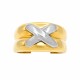 Anillo Oro 18K 2 Tonos Anillo Oro 18K 2 Tonos