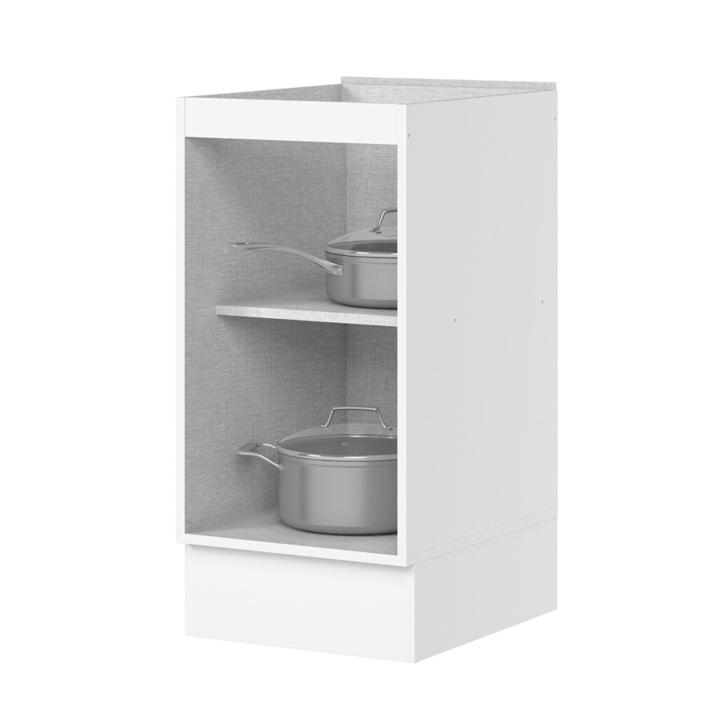 Armario bajo 1 puerta - Línea Americana Blanco