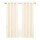 Set x2 Cortina Blackout 140x230 Cm Living Dormitorio Blanco Hueso