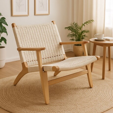 Butaca nórdica estilo Hans Wegner Butaca nórdica estilo Hans Wegner
