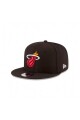 GORRO PLANO NEW ERA MIAMI HEATS NEGRO Negro