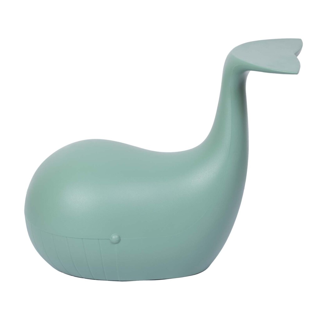 BANCO/MESA PARA NIÑOS POLIETILENO VERDE BALLENA