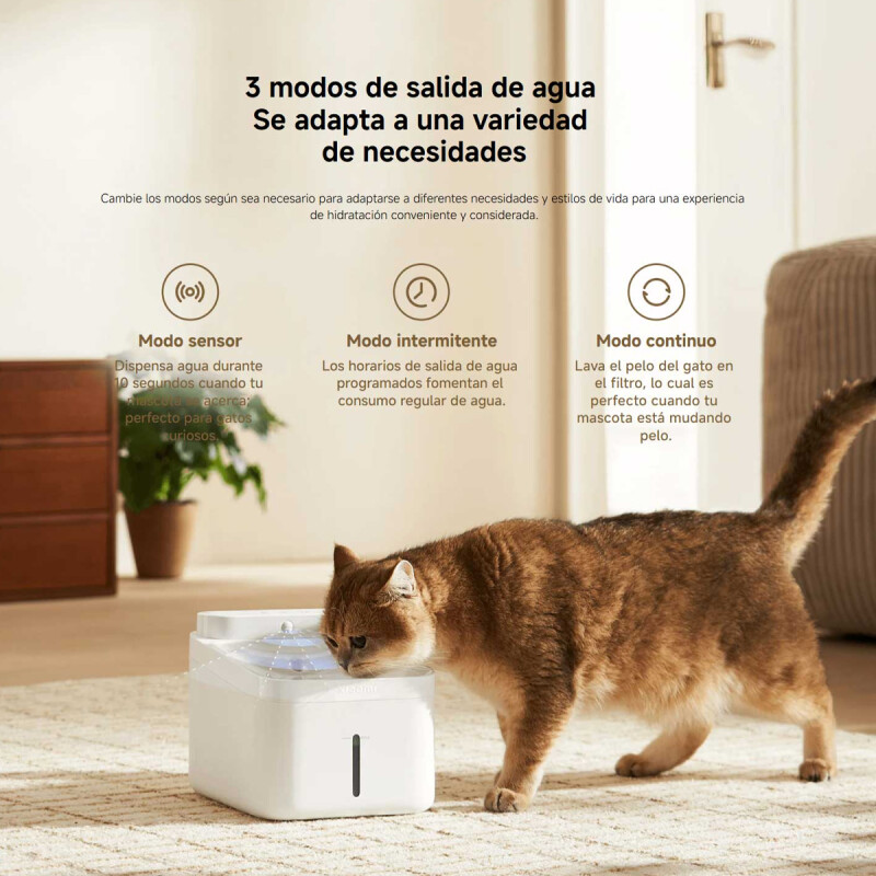 Fuente de agua Xiaomi para Mascotas Smart Pet Fountain 2 Fuente de agua Xiaomi para Mascotas Smart Pet Fountain 2