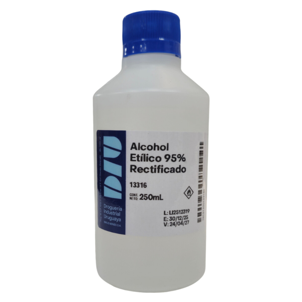 Alcohol Rectificado DIU 250ml 