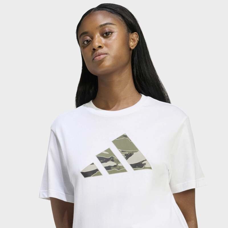 Remera Adidas Graphic Camo Blanco