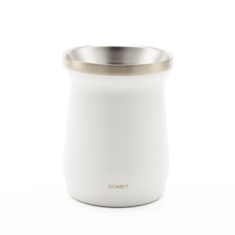 Mate Comet Amalfi 160 ml Acero Inoxidable Blanco
