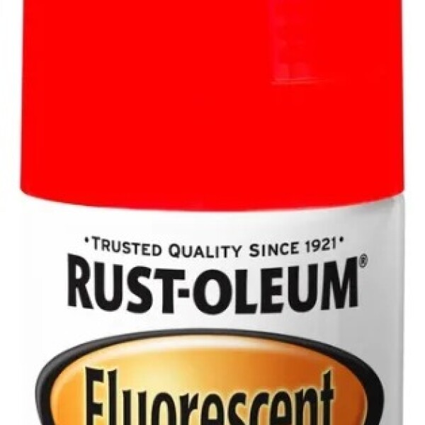 Pintura en Aerosol Rojo Naranja Fluorescente de Alta Visibilidad Rust-Oleum Pintura en Aerosol Rojo Naranja Fluorescente de Alta Visibilidad Rust-Oleum