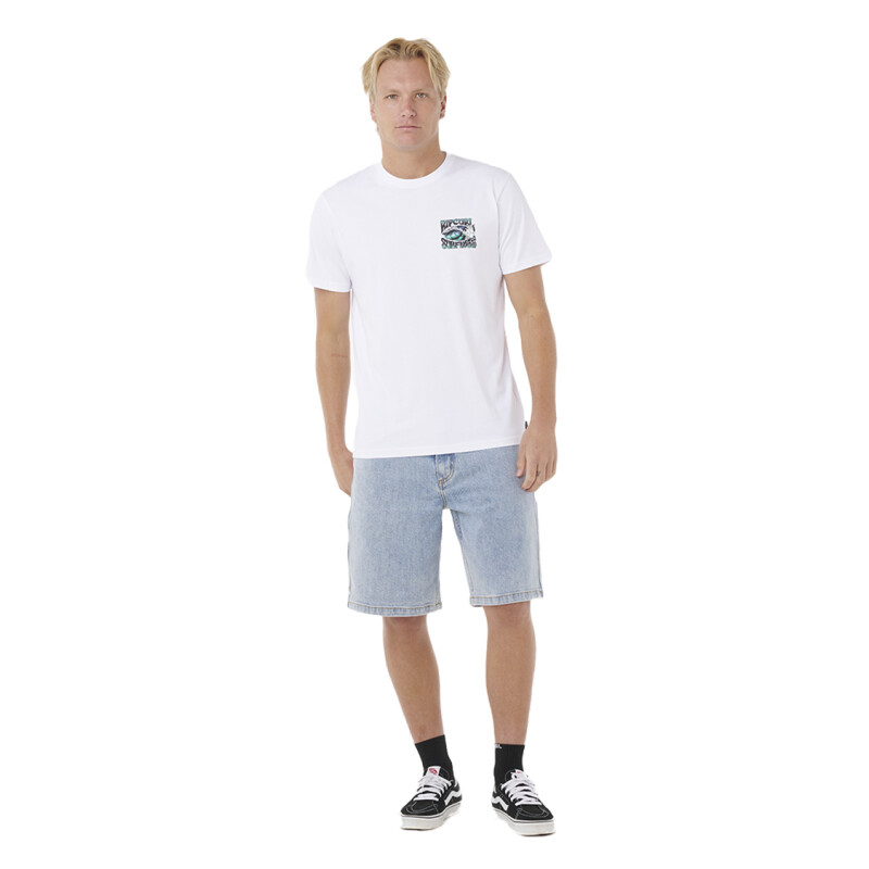 Remera Rip Curl Hazed & Tubed Tee - Blanco Remera Rip Curl Hazed & Tubed Tee - Blanco