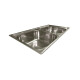 Pileta Cocina Doble Acero Inoxidable 78x42 cm 000