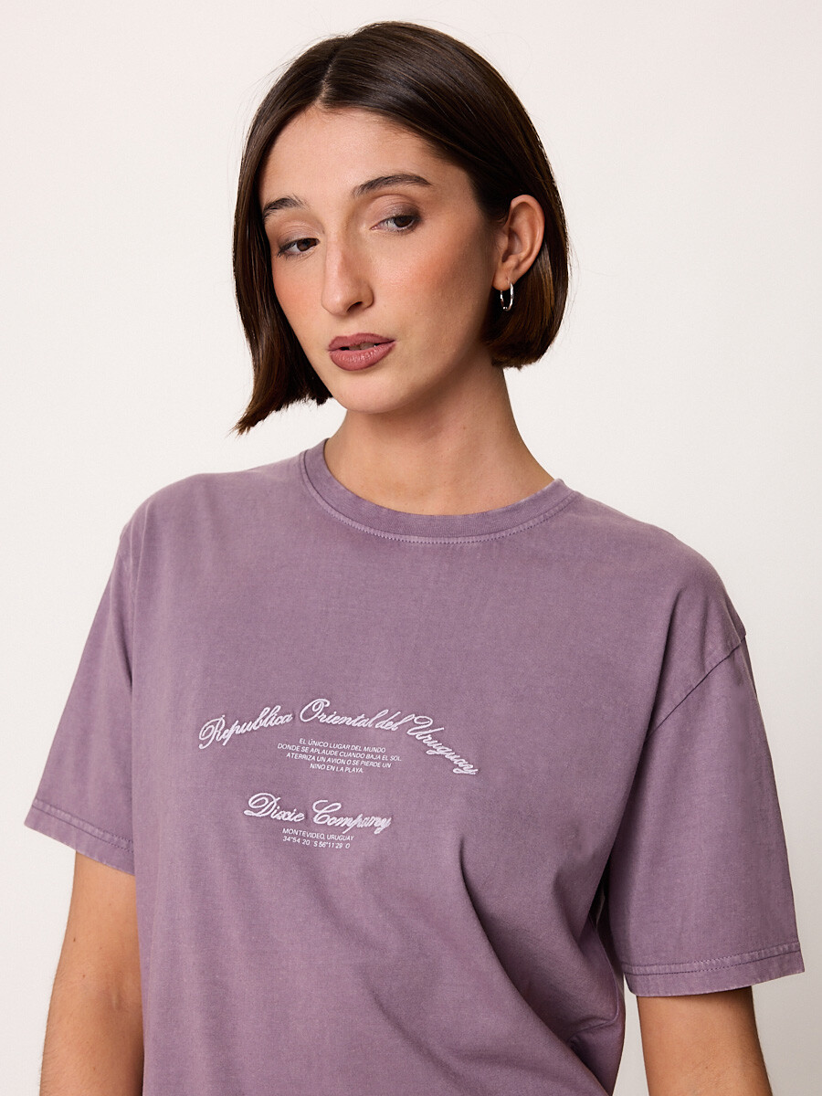 T-SHIRT M/C UYNAT DIXIE Purpura