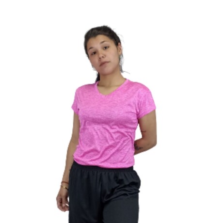 Remera Dry Fit Lady Jaspeada Fucsia