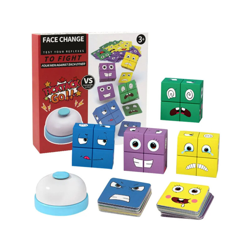 Rompecabezas de las expresiones y emociones con timbre Rompecabezas de las expresiones y emociones con timbre