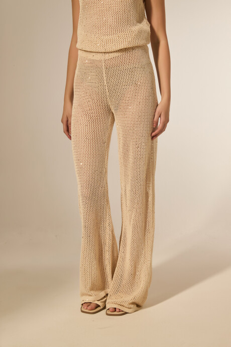 Pantalon Tejune Dorado