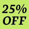 25% off