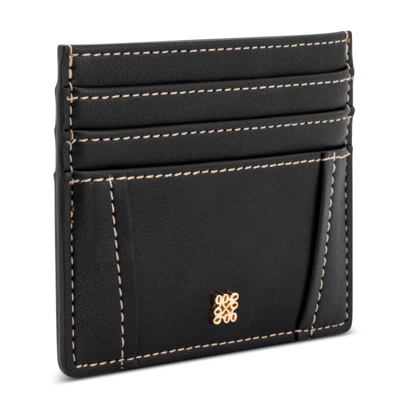 Small Leather Goods Fleura Card Case Black