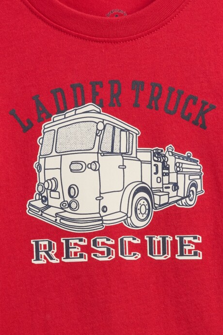 Remera Gràfico Toddler Niño Modern Red