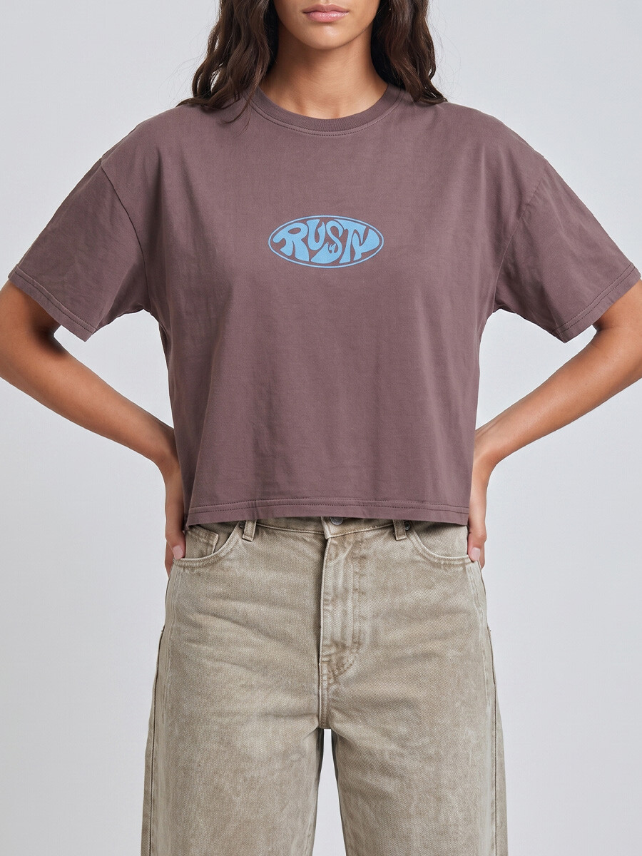 T-SHIRT ERIKA RUSTY - Marrón 