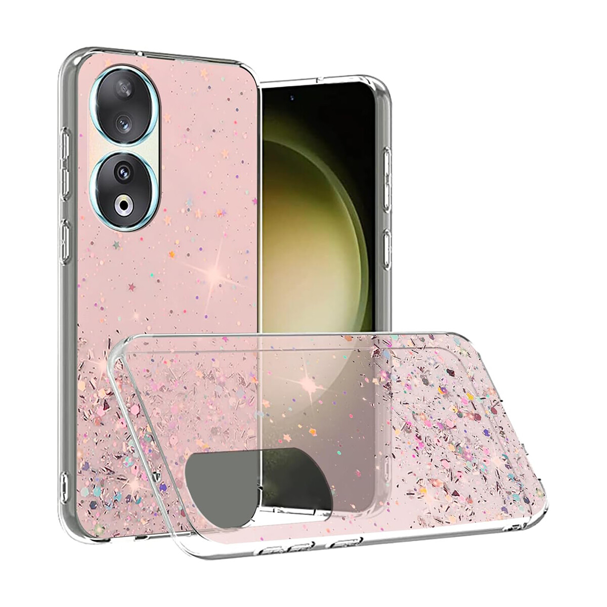 Protector Case TPU Glitter para Honor 90 Lite - Pink sand 