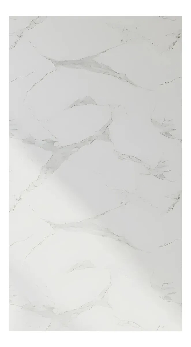 Placa PVC Símil Mármol Utilizables 2,2X1,22 Resistente 3Mm - Mármol Blanco Gris Claro 3 